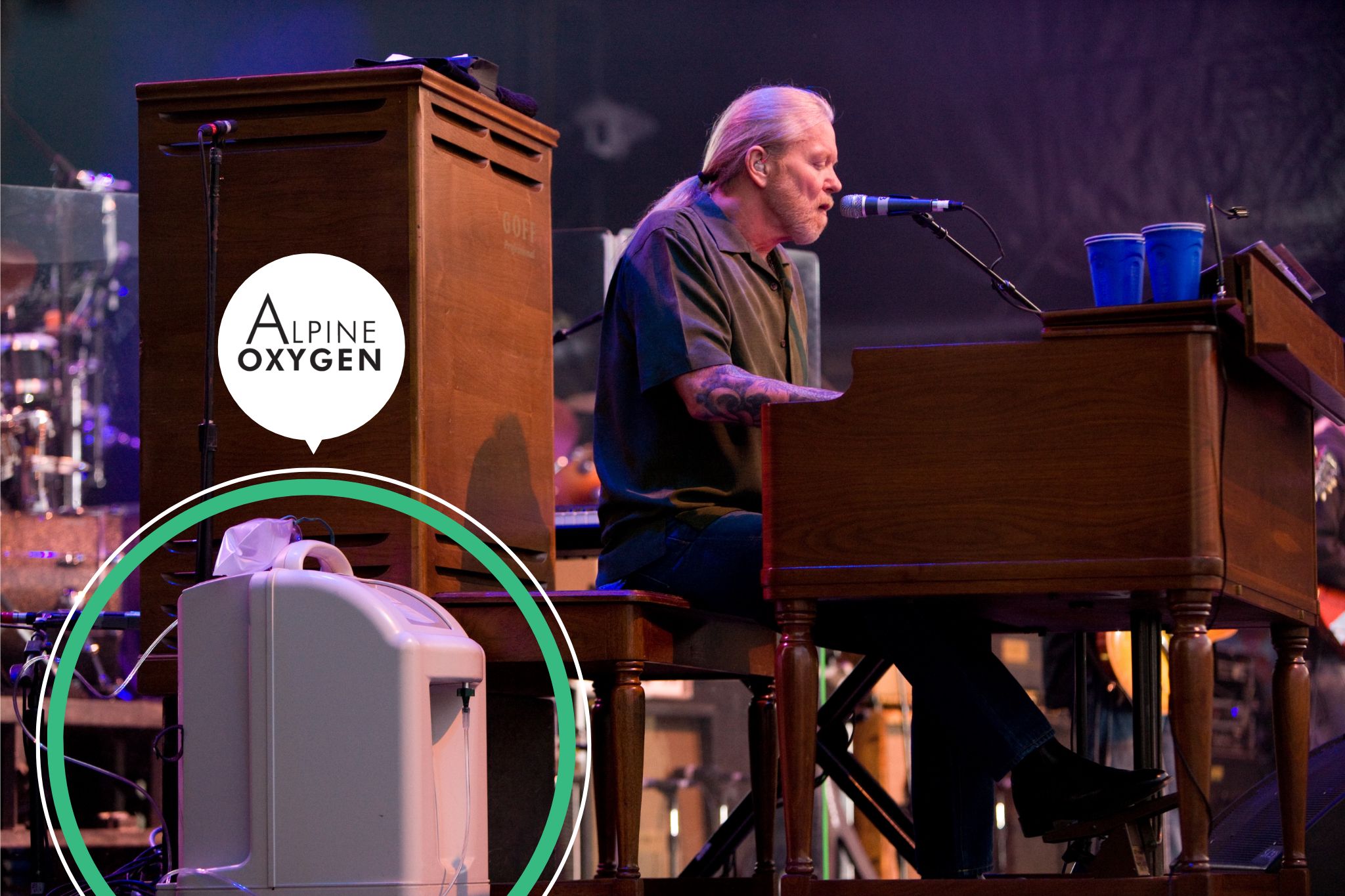 gregg allman at jazz aspen Gregg Allman of the Allman Brothers Band at Jazz Aspen