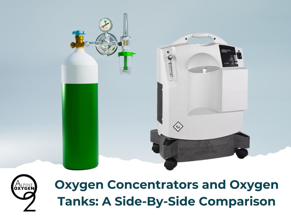 Oxygen Concentrators and Oxygen Tanks: A Side-By-Side Comparison