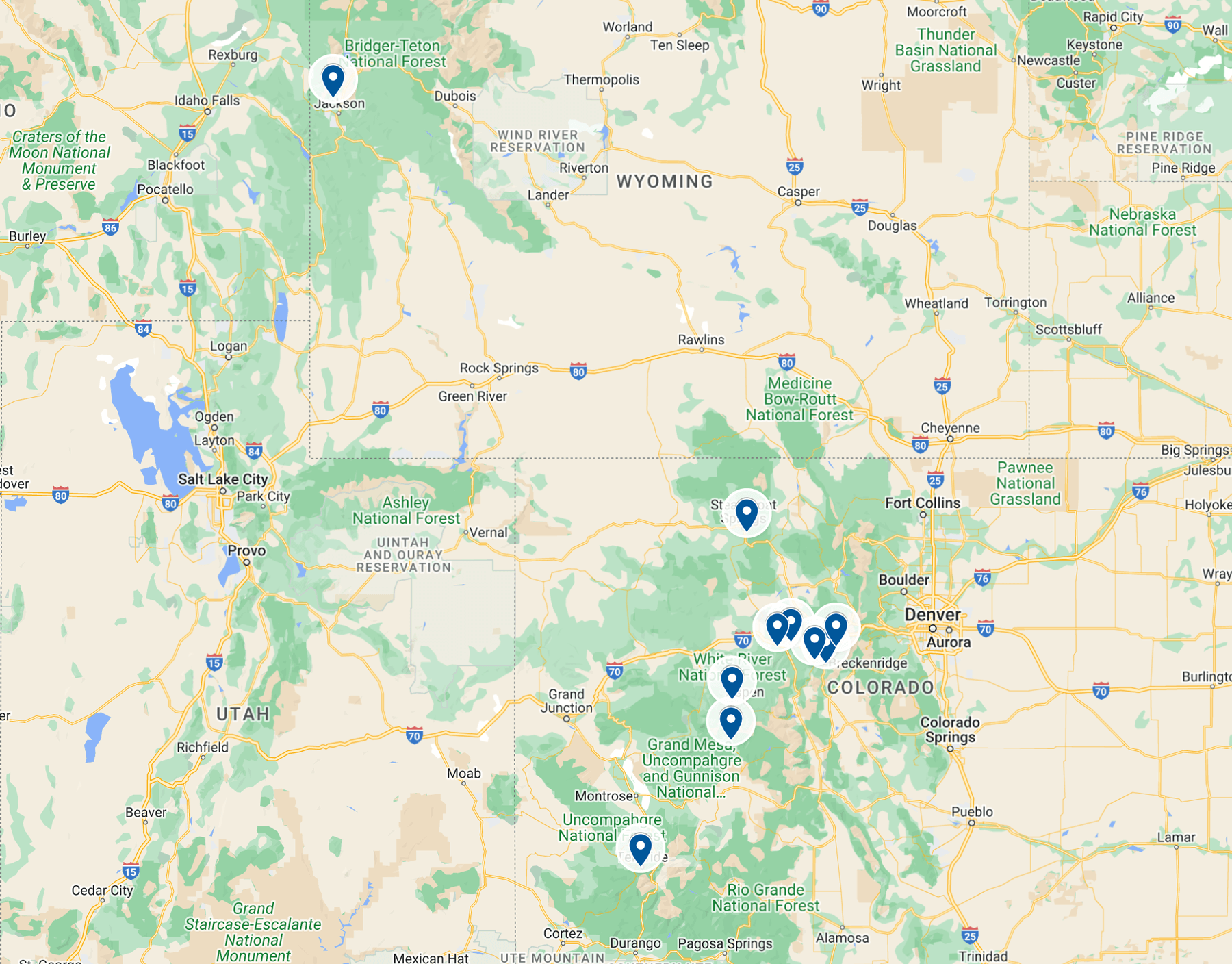Delivery & Rental Locations of Alpine Oxygen Concentrators