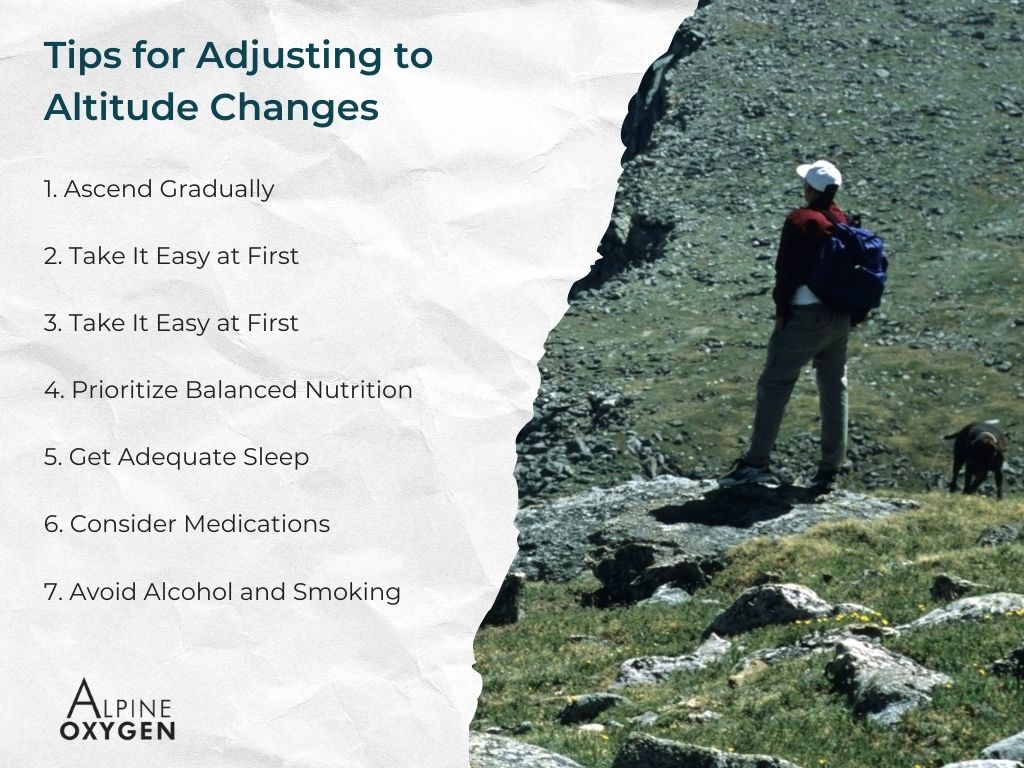 tip for adjusting to altitude changes